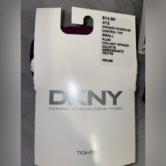 💃NWT Hue & DKNY Women's Tights - Black/Plum/Brown - Picture 5 of 11